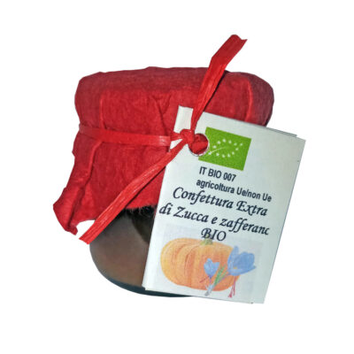 Confettura extra di zucca e zafferano bio