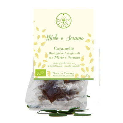 Caramelle Biologiche Miele e Sesamo Oligea 45gr