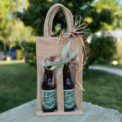 Birra Artigianale Biologica Euka in borsa di juta - Idea regalo