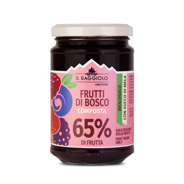 Composta frutti di bosco bio 320g