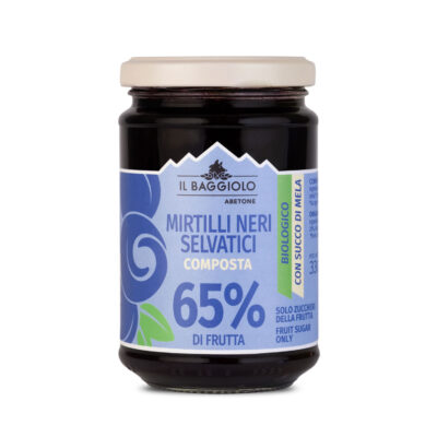 Composta di mirtilli neri selvatici bio 320g
